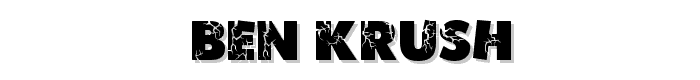 Ben Krush font